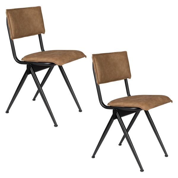Stoel Nieuw Willow Mocha (set van 2)