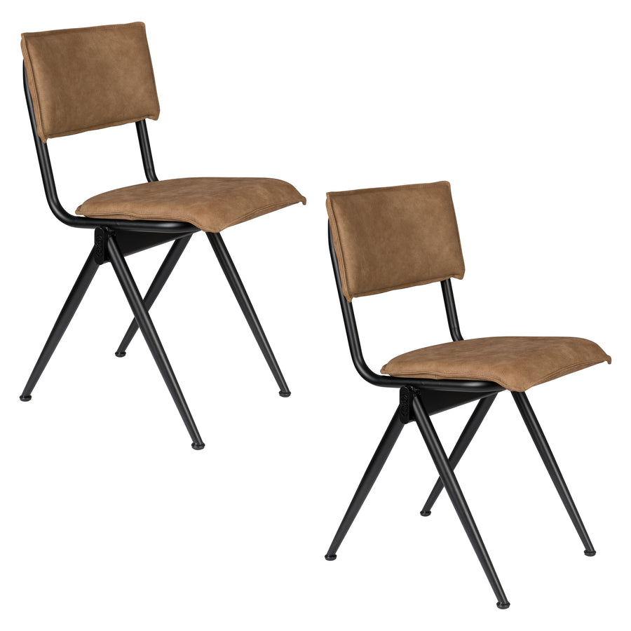 Stoel Nieuw Willow Mocha (set van 2)