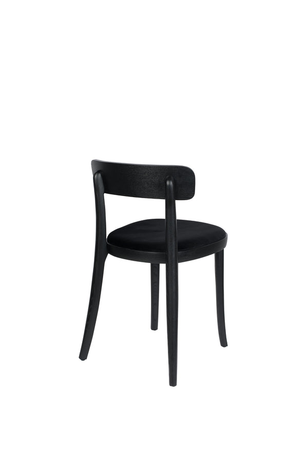 Stoel Brandon Zwart/Zwart (set van 2)