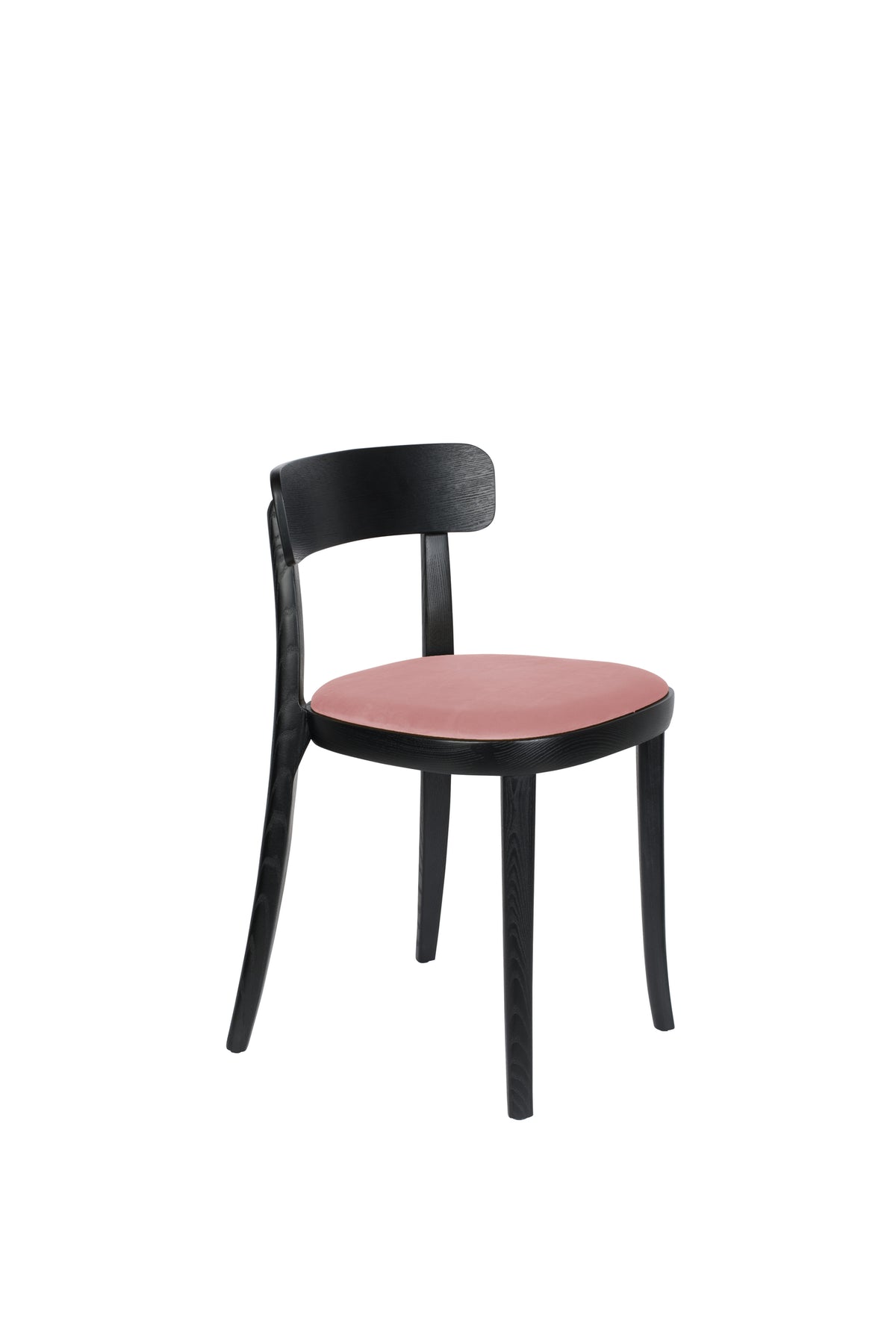 Stoel Brandon Zwart/Roze (set van 2)
