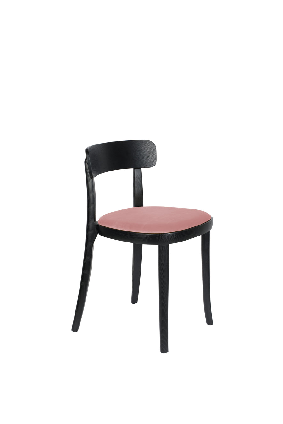 Stoel Brandon Zwart/Roze (set van 2)