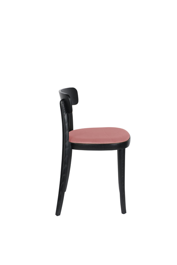 Stoel Brandon Zwart/Roze (set van 2)