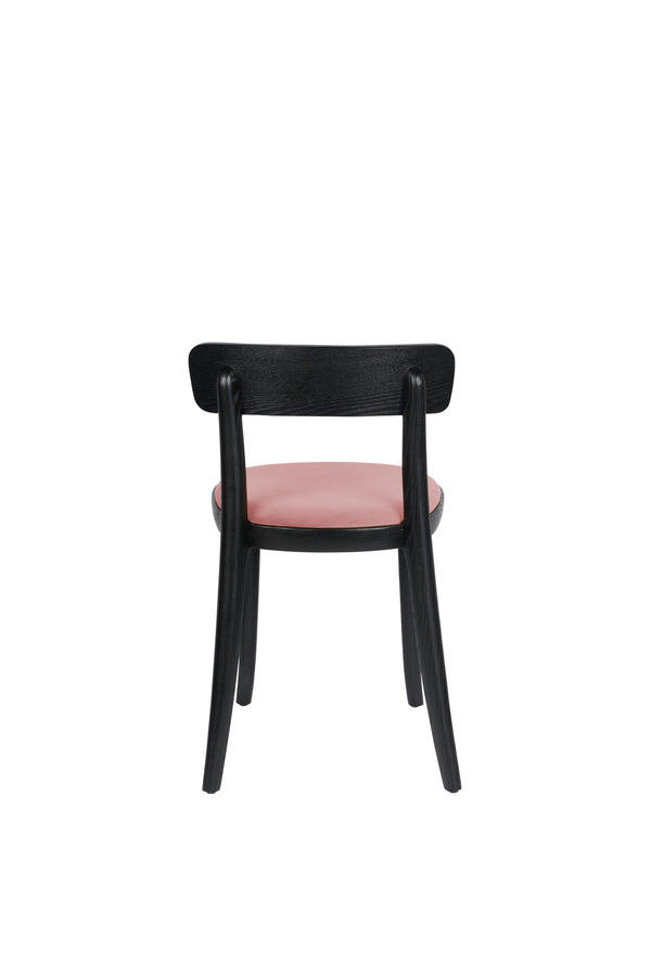 Stoel Brandon Zwart/Roze (set van 2)