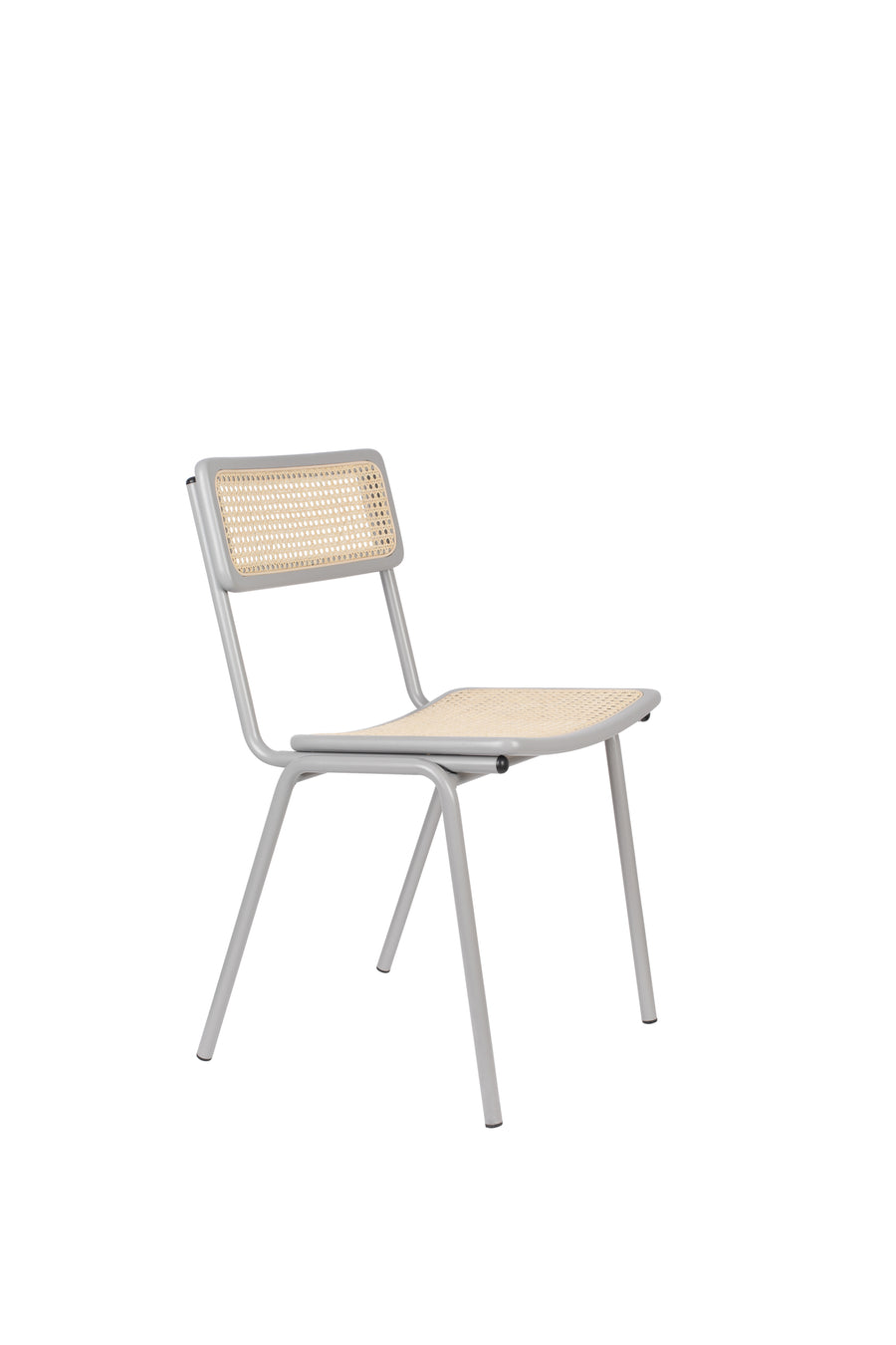 Stoel Jort Grijs/Naturel (set van 2)
