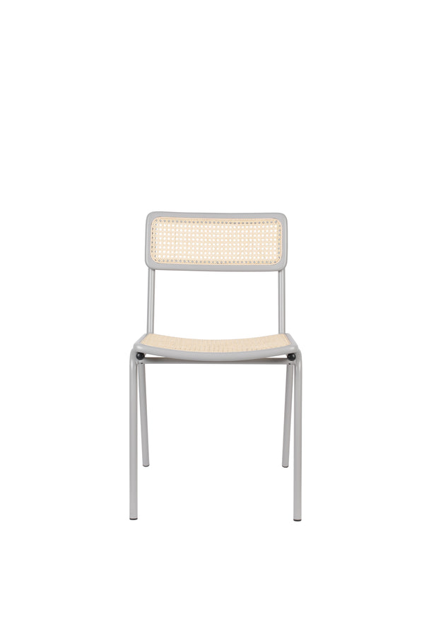 Stoel Jort Grijs/Naturel (set van 2)