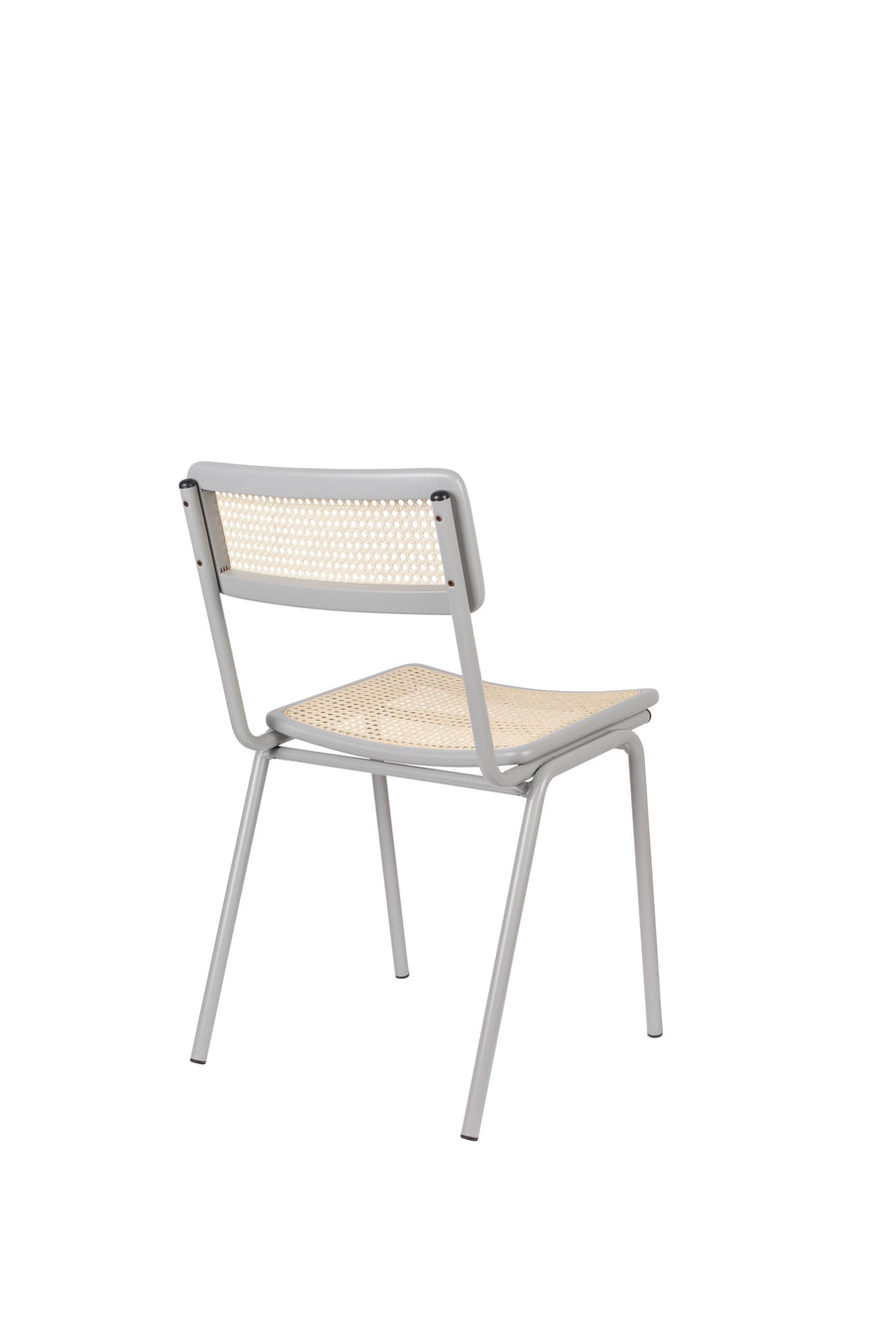 Stoel Jort Grijs/Naturel (set van 2)