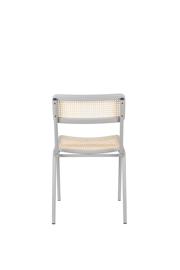 Stoel Jort Grijs/Naturel (set van 2)