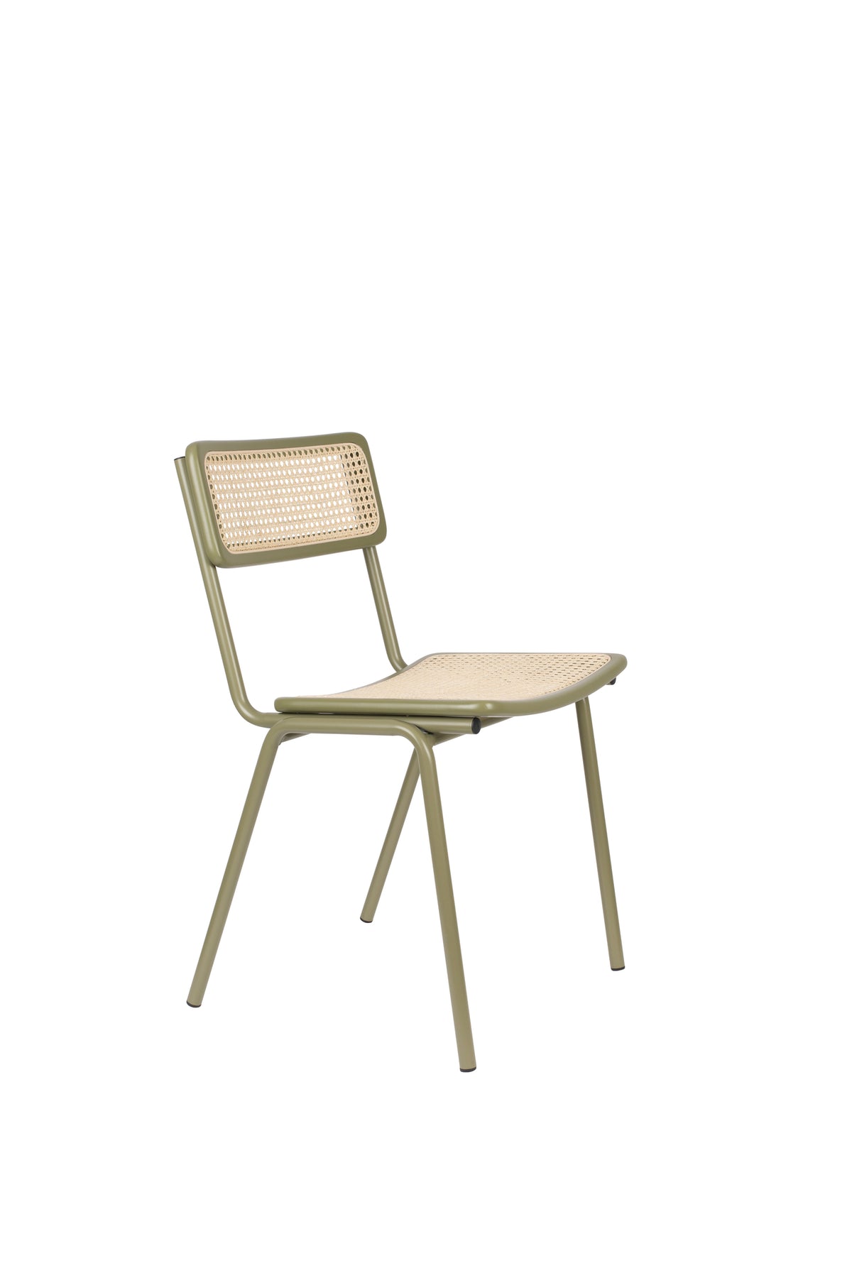 Stoel Jort Groen/Naturel (set van 2)