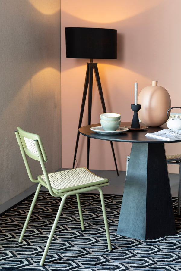 Stoel Jort Groen/Naturel (set van 2)