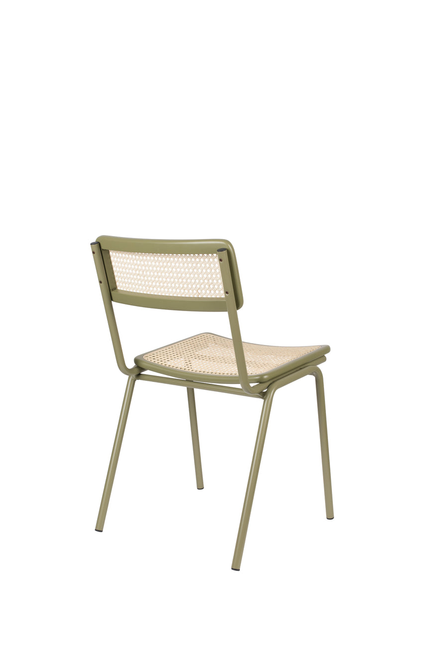 Stoel Jort Groen/Naturel (set van 2)