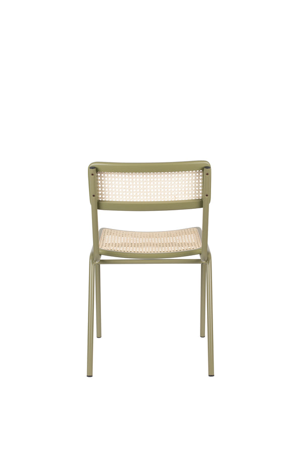 Stoel Jort Groen/Naturel (set van 2)