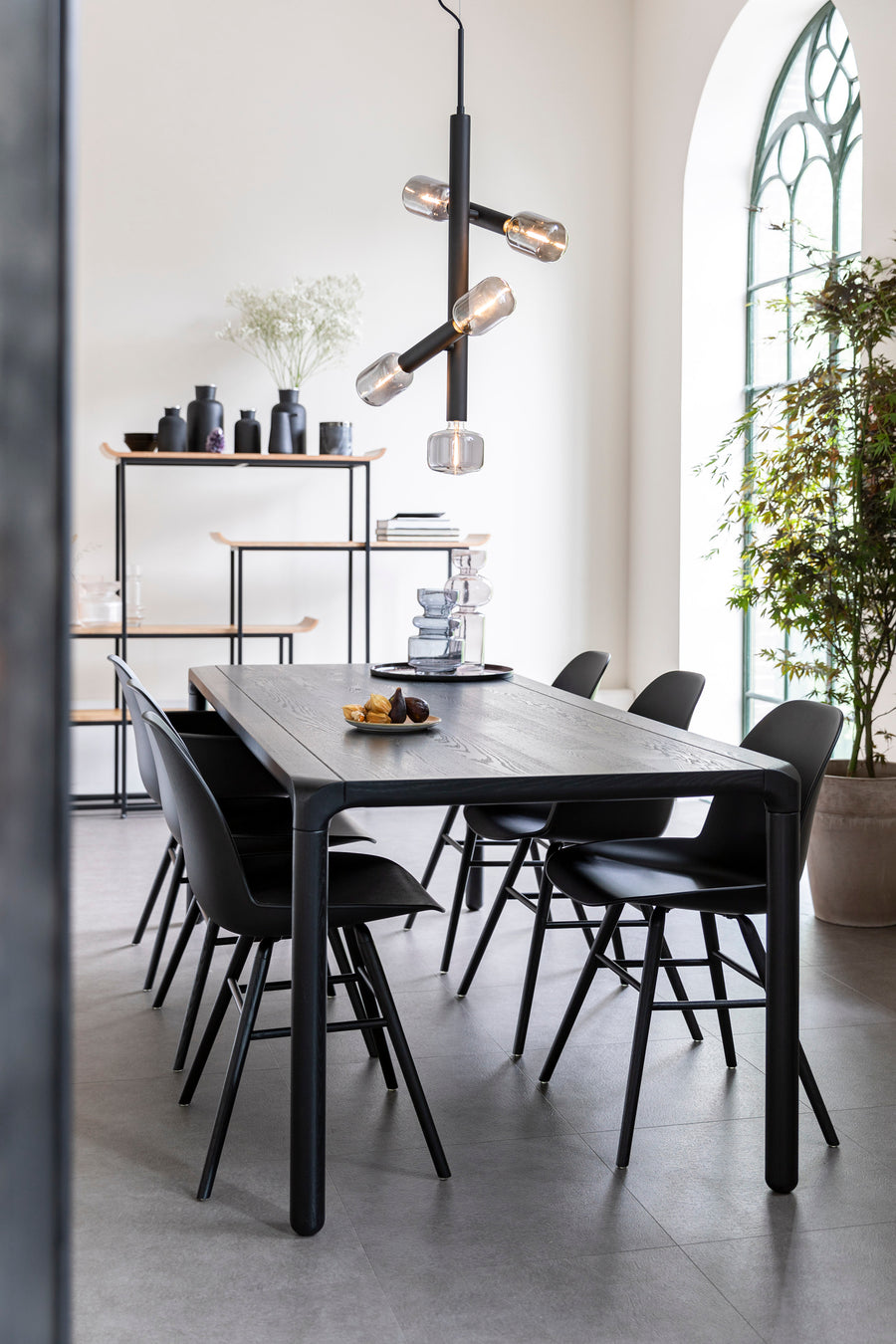 Stoel Albert Kuip Alles Zwart (set van 2)