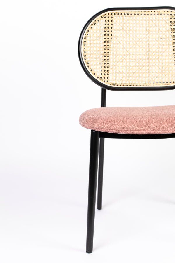 Stoel Spike Naturel/Roze