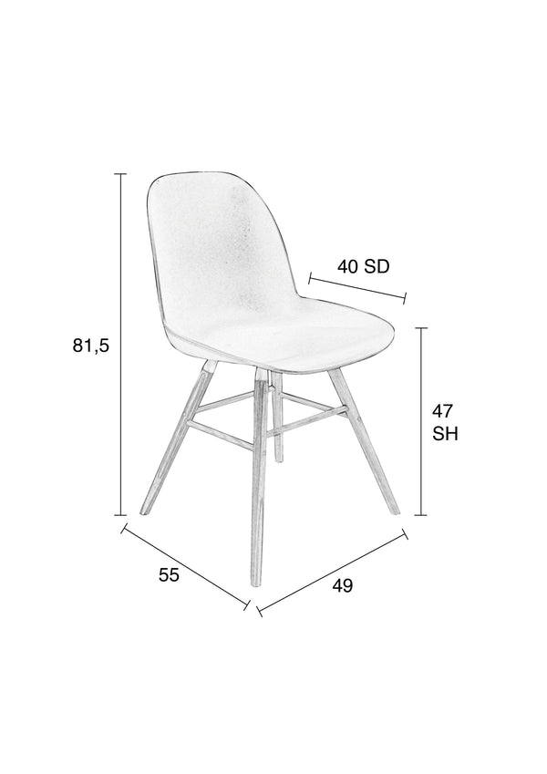 Stoel Albert Kuip Salon (set van 2)