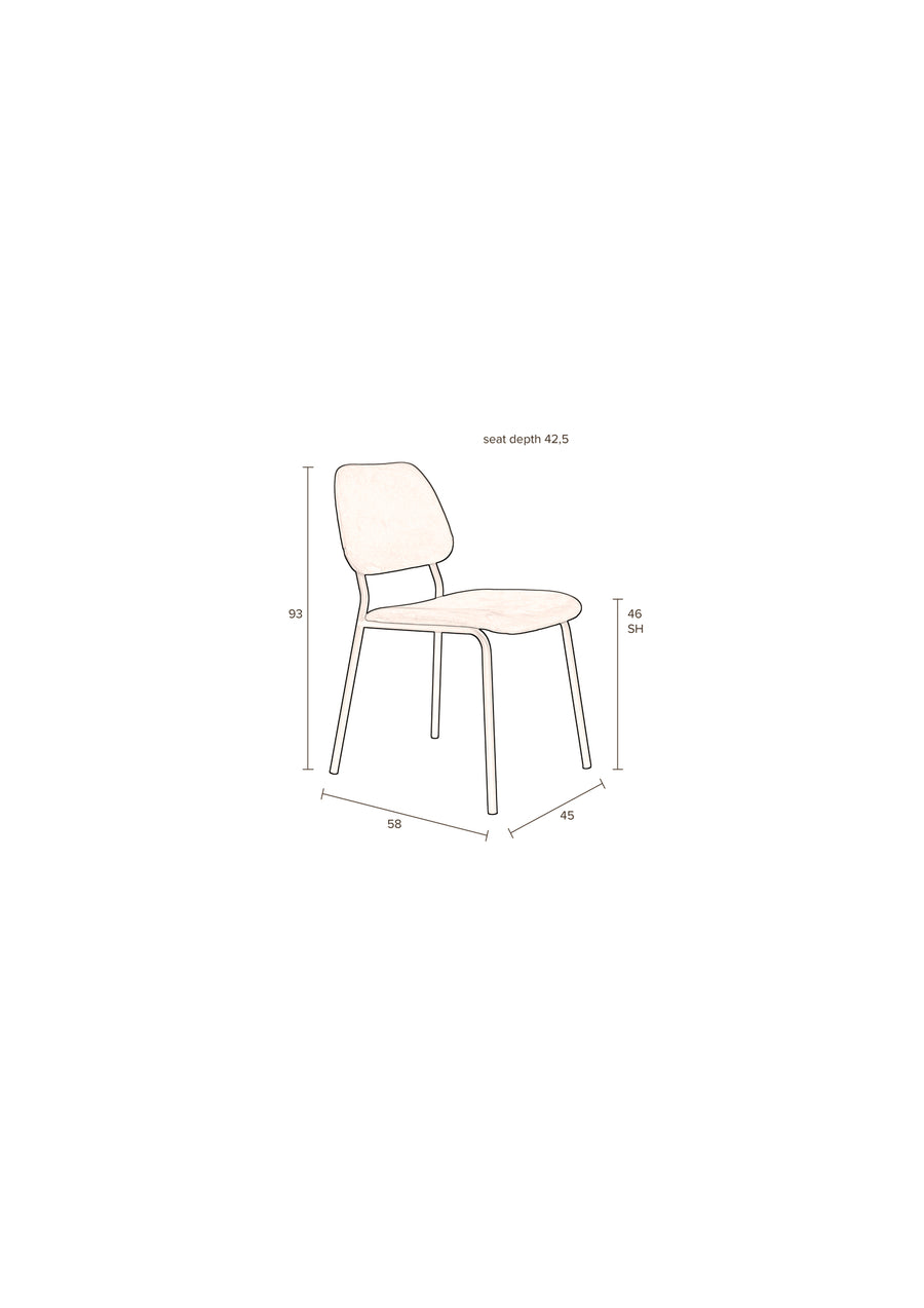 Stoel Darby Groen (set van 2)