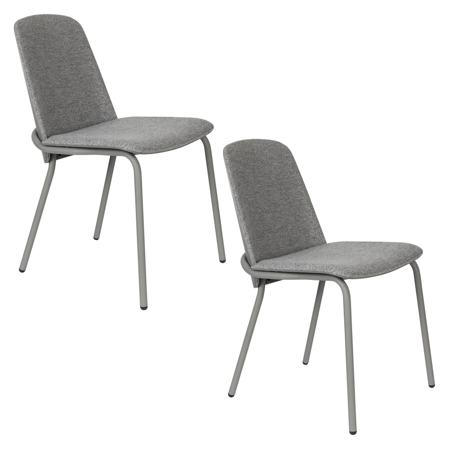 Clip stoel grijs (set of 2)