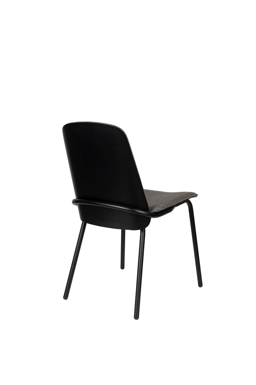 Clip stoel zwart/grijs (set of 2)