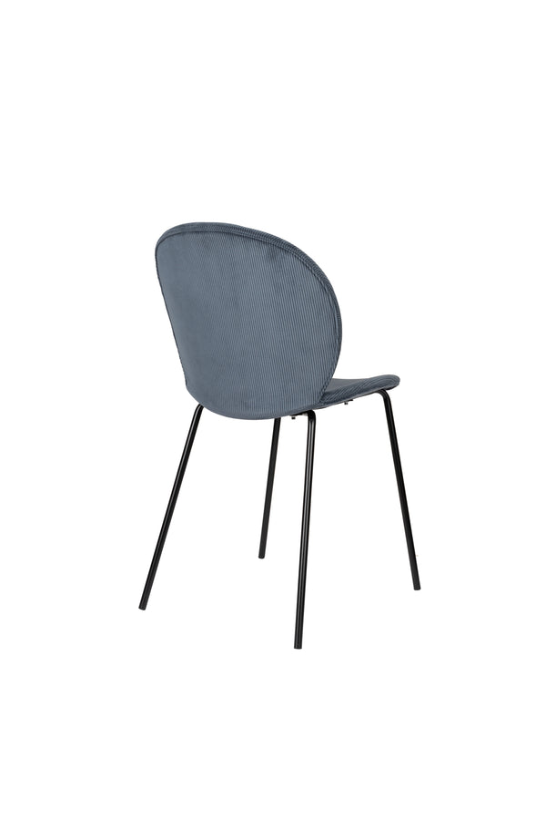 Bonnet eetkamerstoel grijs/blauw (set of 2)