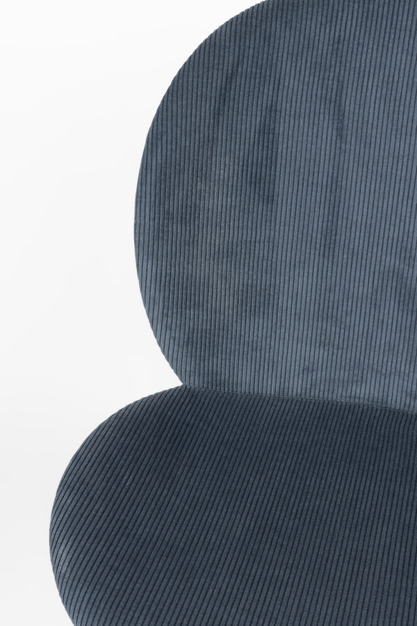 Bonnet eetkamerstoel grijs/blauw (set of 2)
