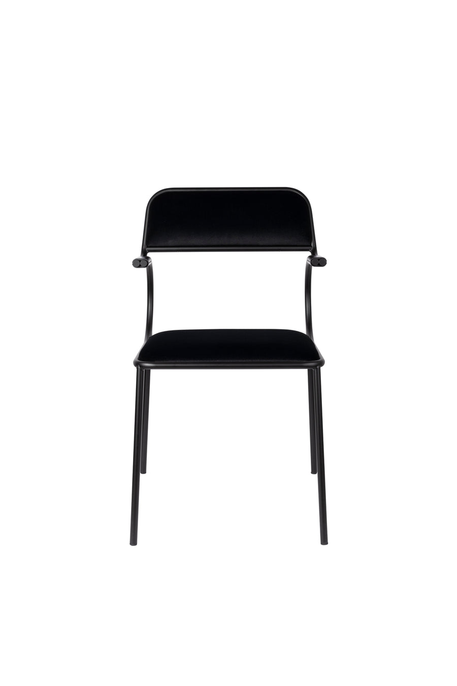 Alba armstoel zwart/zwart (set of 2)