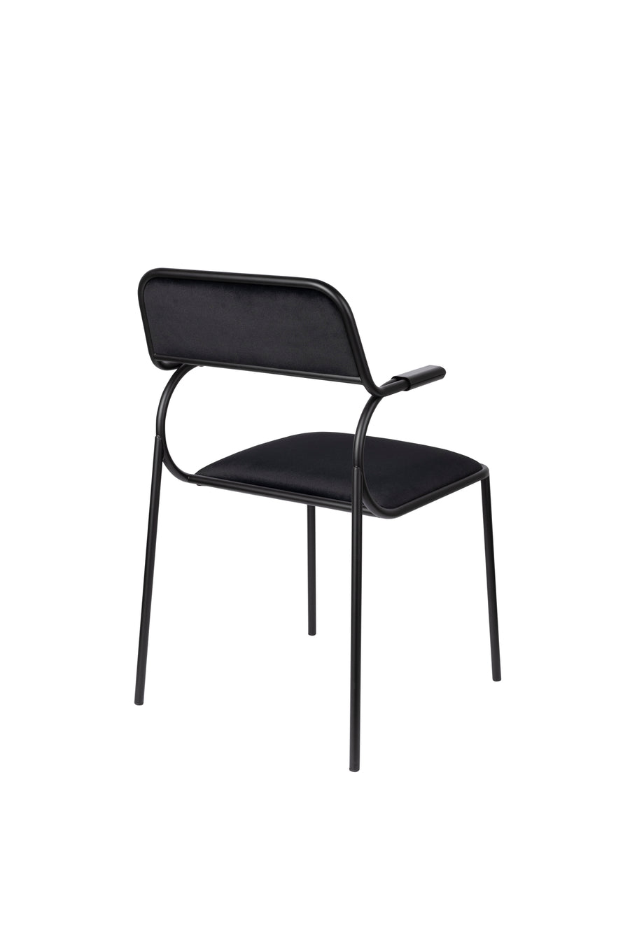 Alba armstoel zwart/zwart (set of 2)