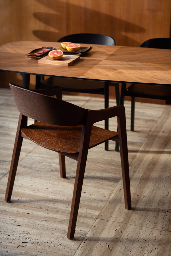 Stoel Westlake Notenhout (set van 2)
