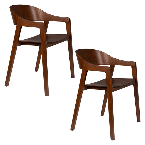 Stoel Westlake Notenhout (set van 2)