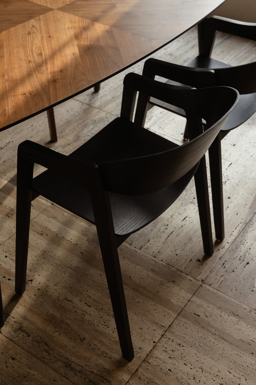 Stoel Westlake Zwart (set van 2)