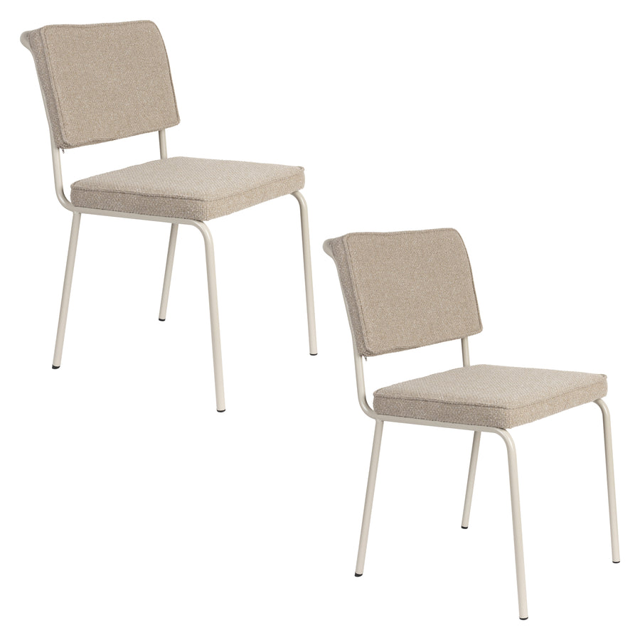 Stoel Buddy Beige (set van 2)