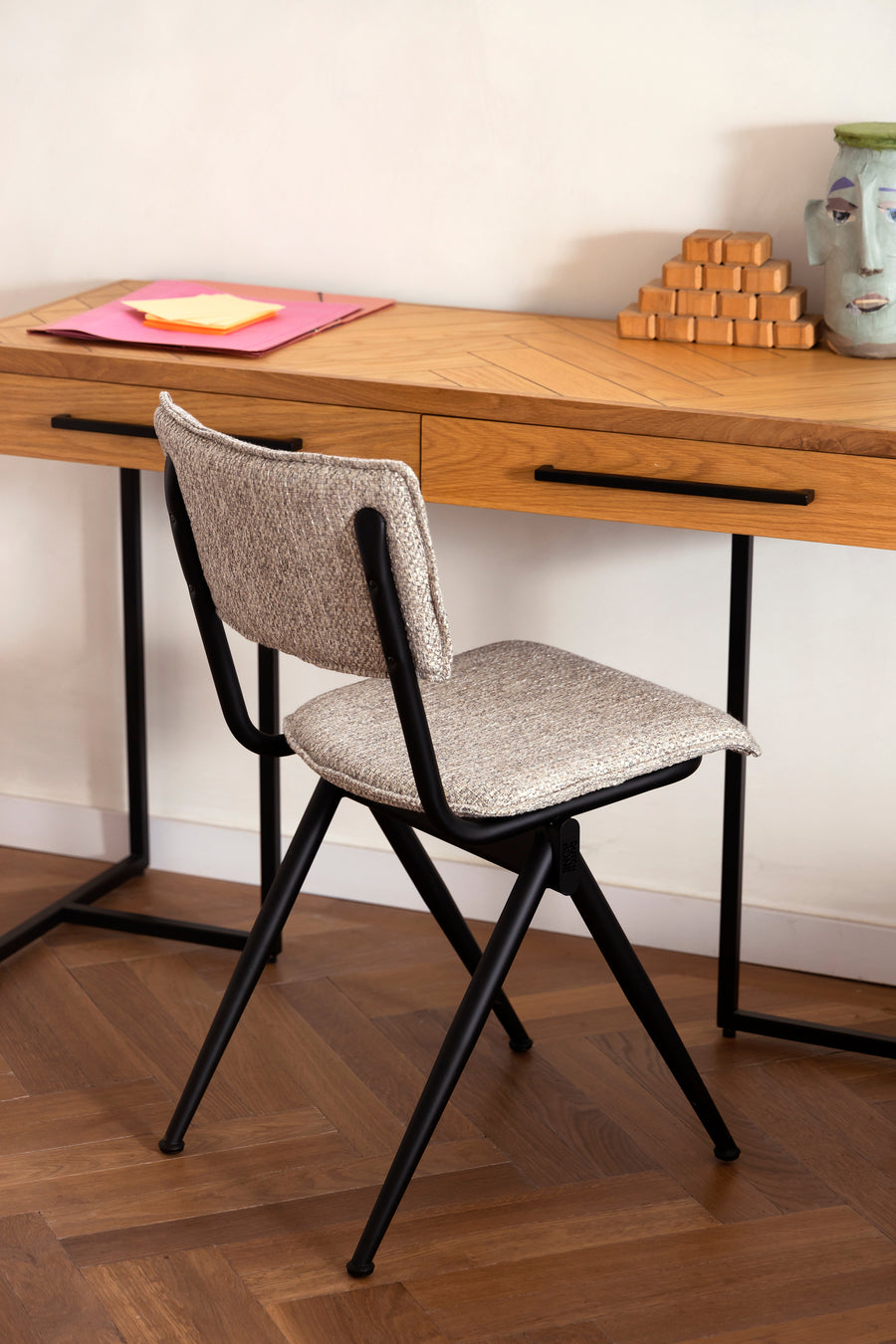 Stoel Nieuw Willow Rough Zand (set van 2)