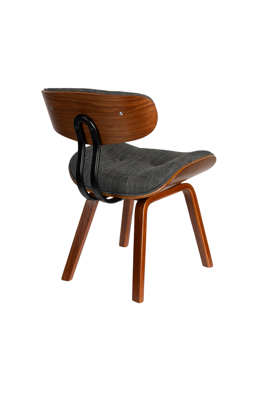 Blackwood eetkamerstoel walnootkleur/ grijs