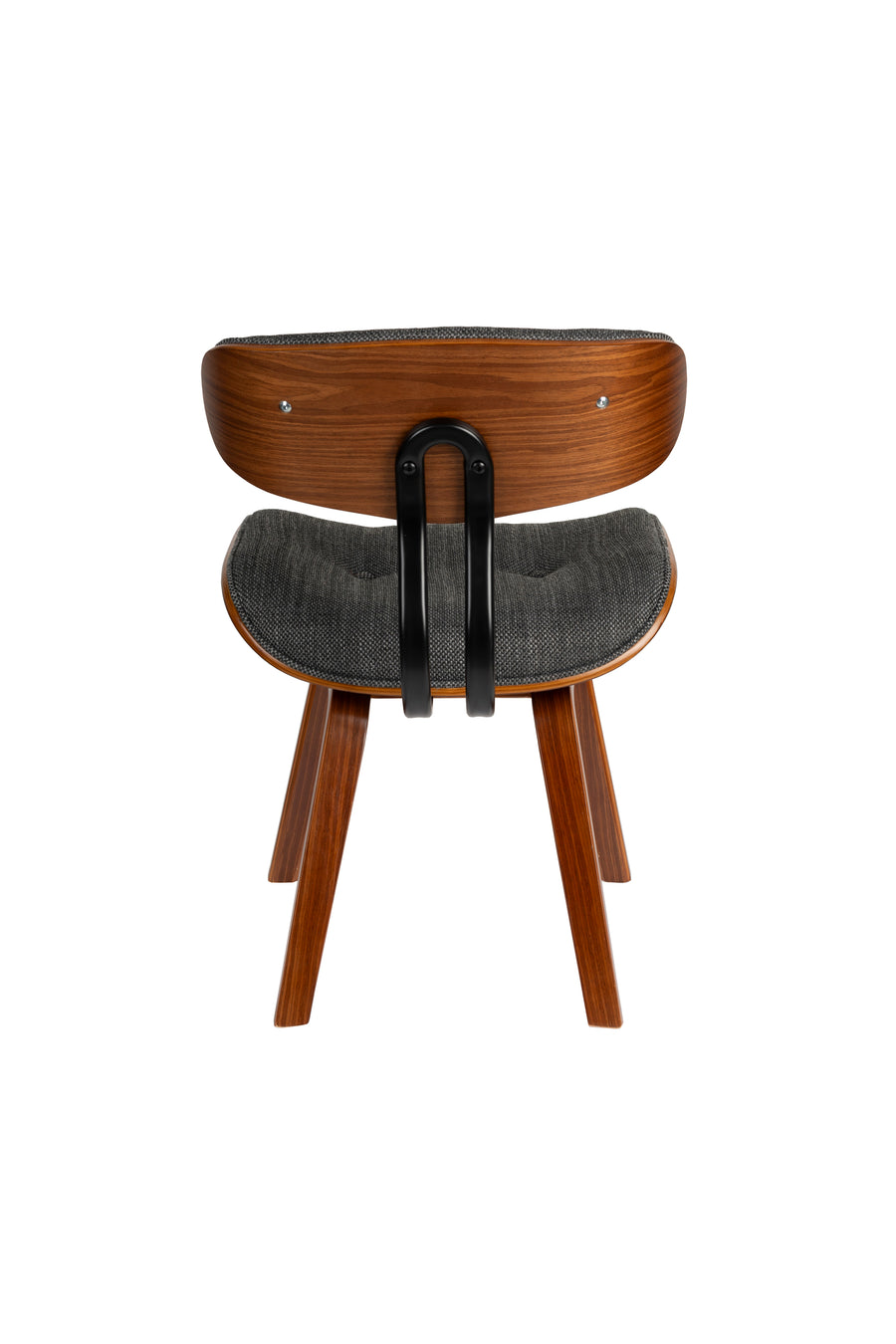 Blackwood eetkamerstoel walnootkleur/ grijs
