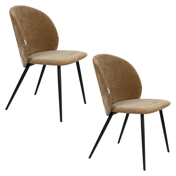 Stoel Cozy Mustard (set van 2)