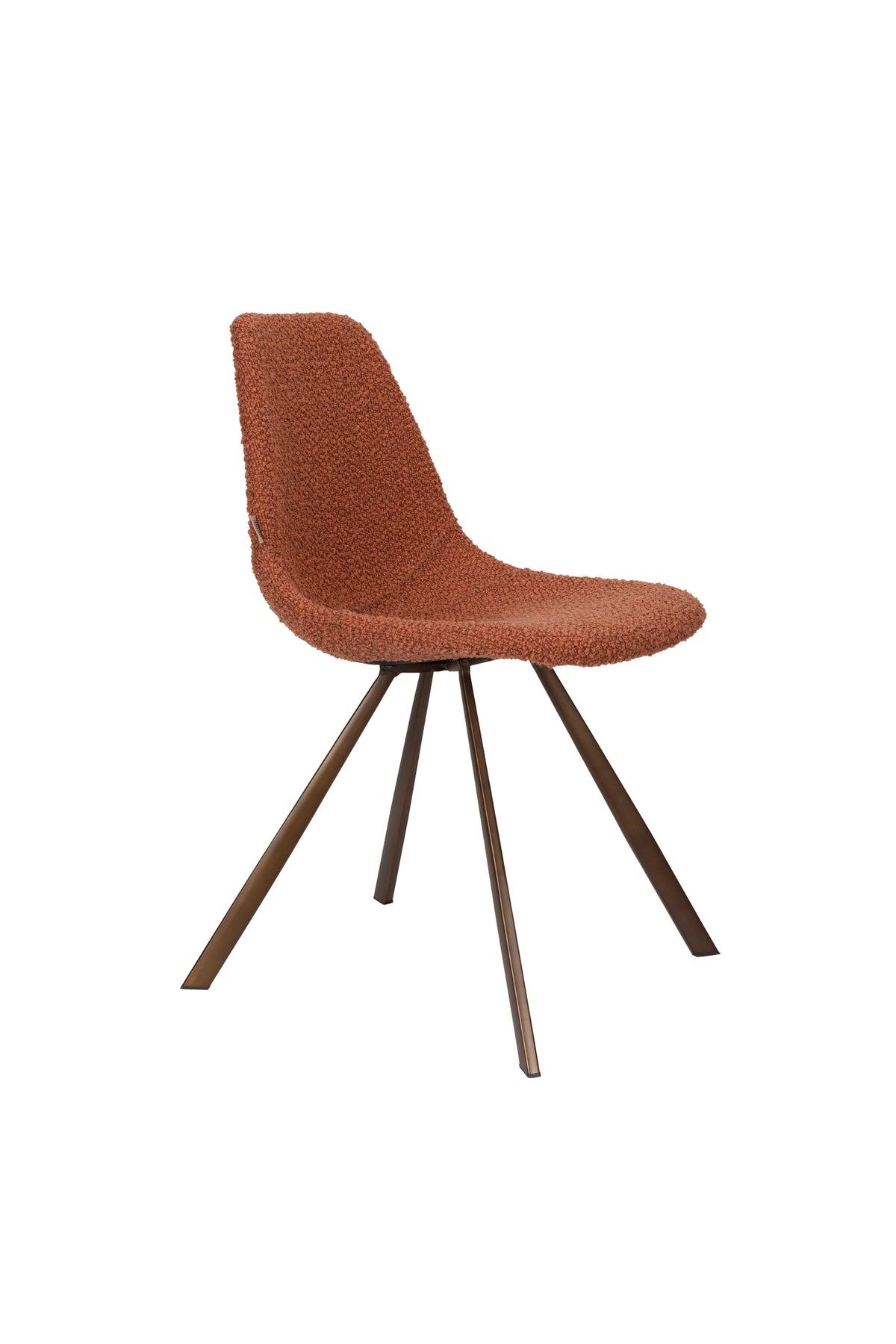 Franky eetkamerstoel bouclé terra (set of 2)