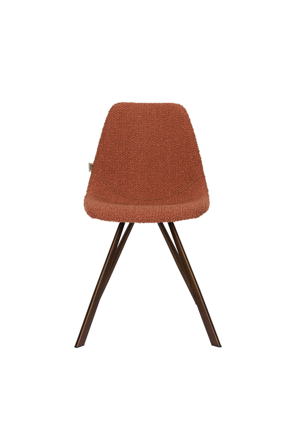 Franky eetkamerstoel bouclé terra (set of 2)