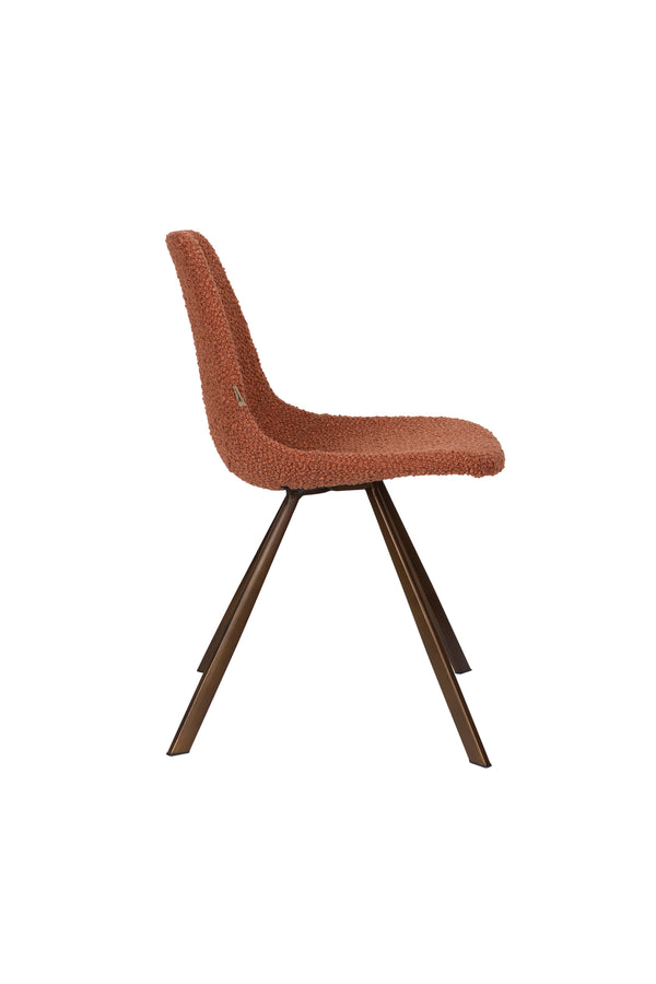 Franky eetkamerstoel bouclé terra (set of 2)