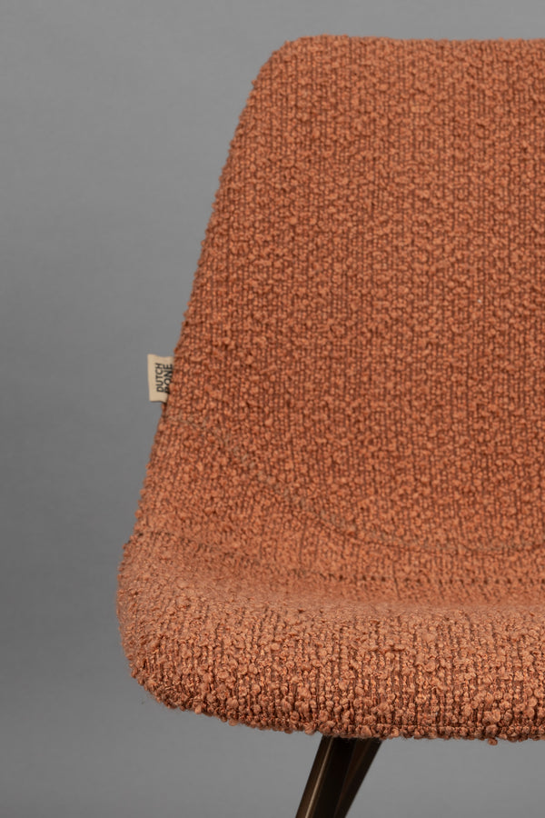 Franky eetkamerstoel bouclé terra (set of 2)