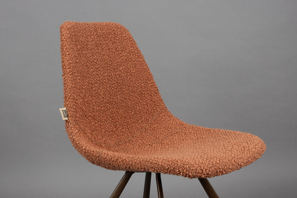 Franky eetkamerstoel bouclé terra (set of 2)