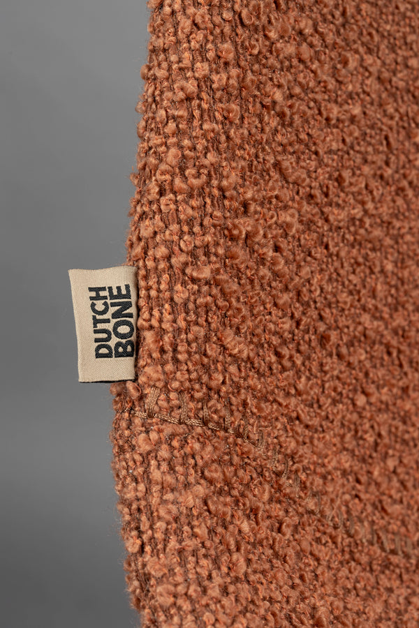 Franky eetkamerstoel bouclé terra (set of 2)