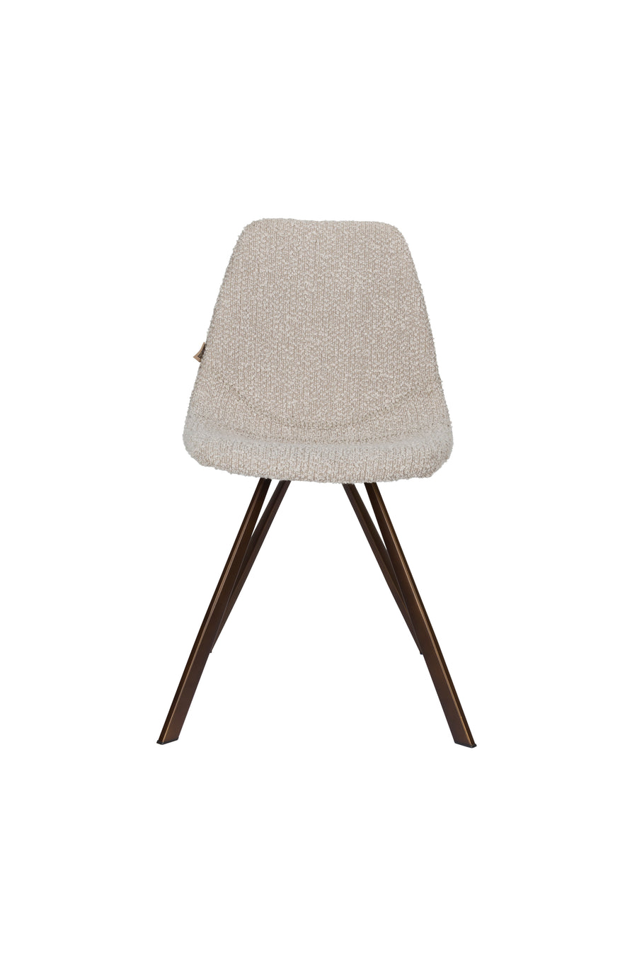 Franky eetkamerstoel bouclé beige (set of 2)