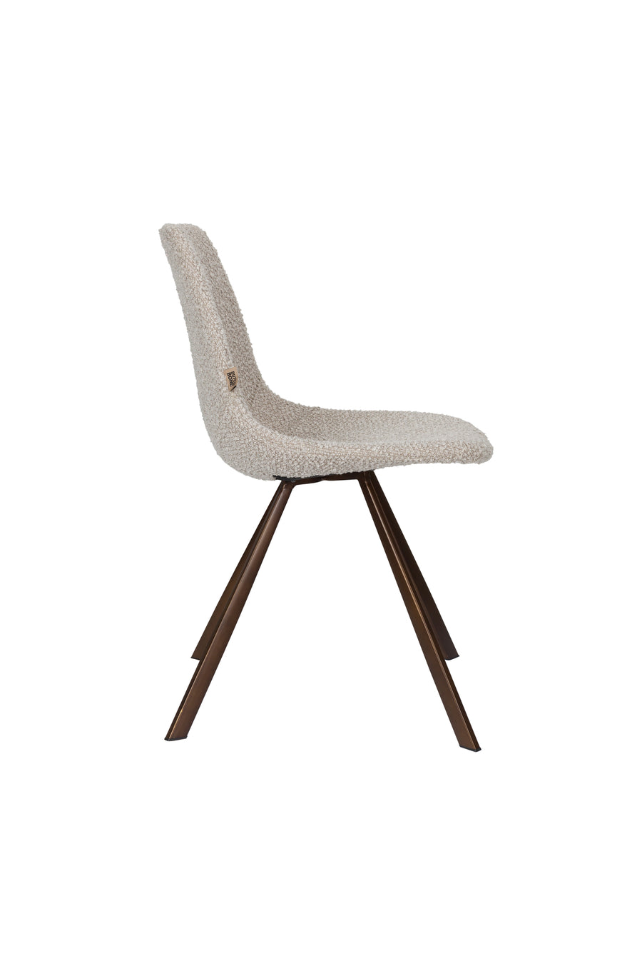 Franky eetkamerstoel bouclé beige (set of 2)