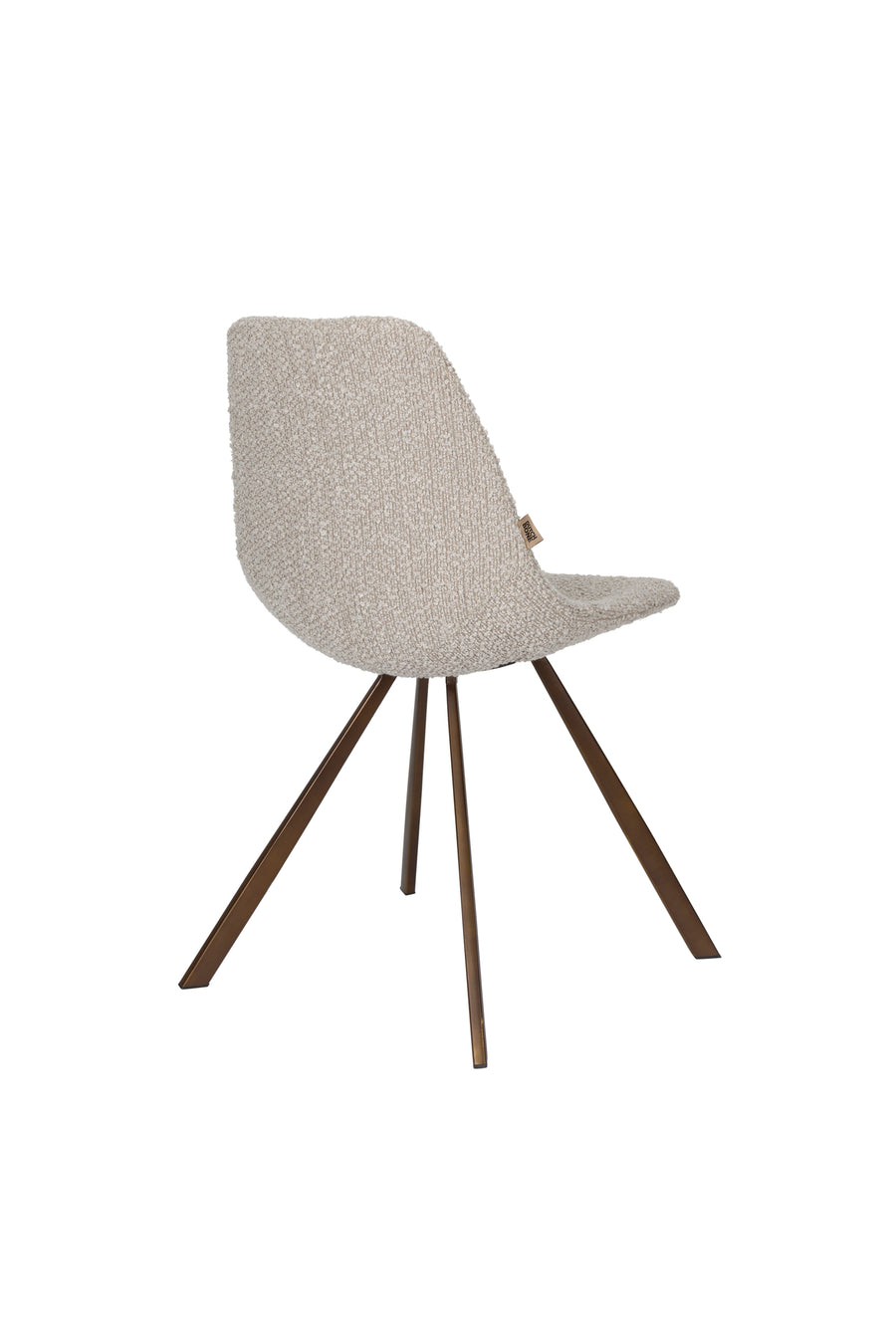 Franky eetkamerstoel bouclé beige (set of 2)