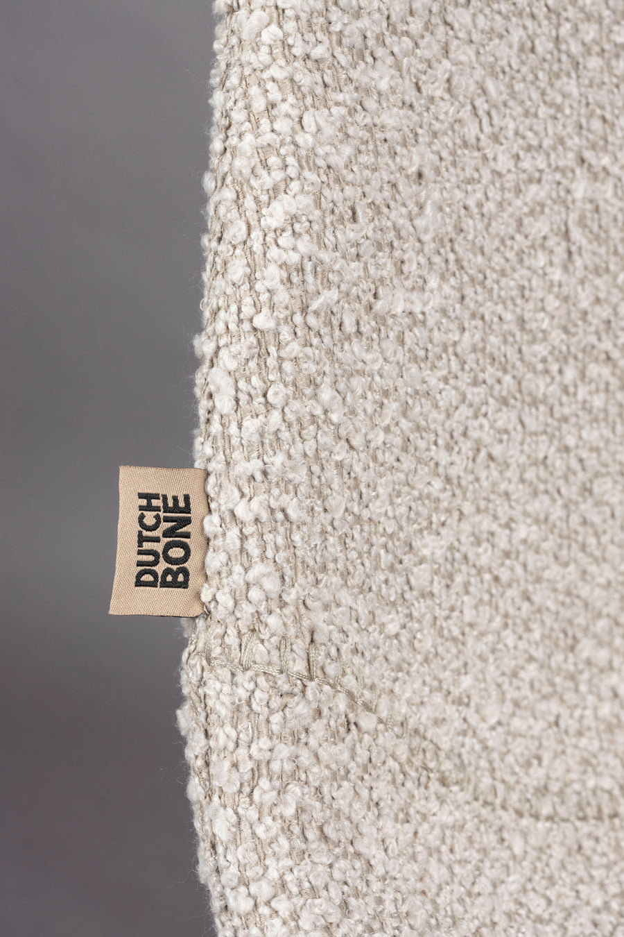 Franky eetkamerstoel bouclé beige (set of 2)