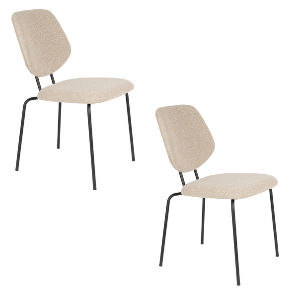 Stoel Zelo Beige (set of 2)