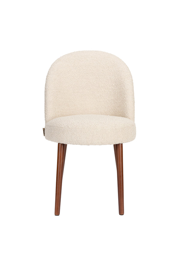 Stoel Barbara Boucle Beige (set van 2)