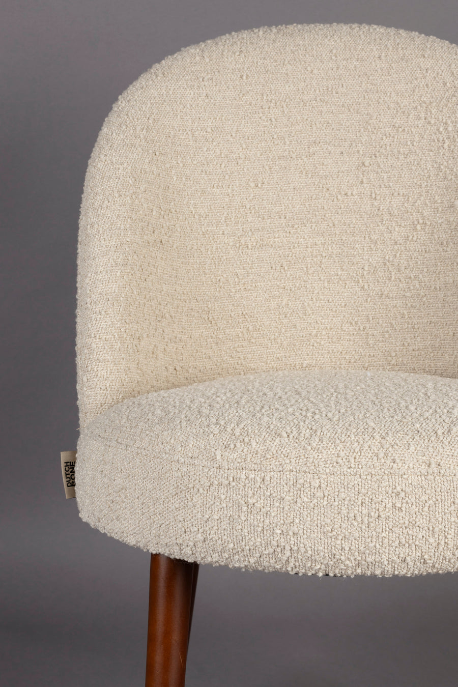 Stoel Barbara Boucle Beige (set van 2)