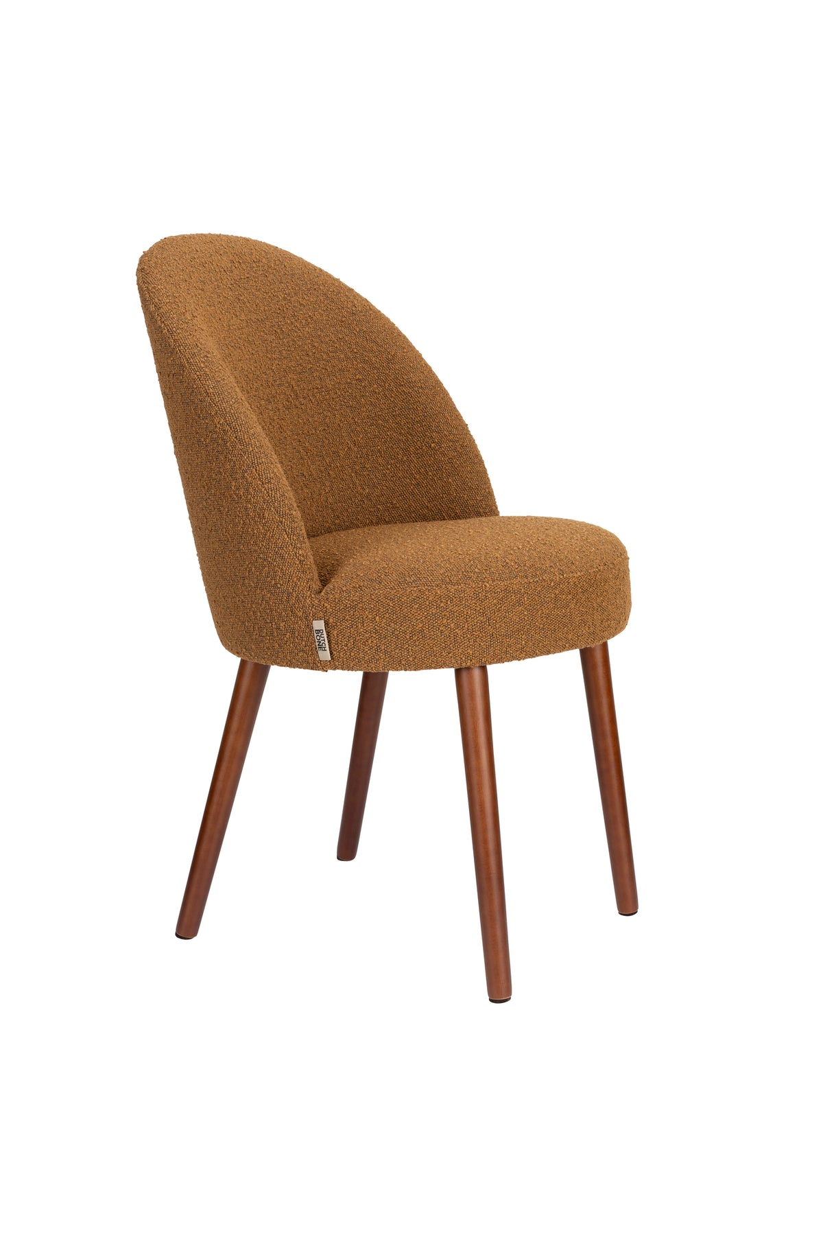 Stoel Barbara Boucle Oker (set van 2)