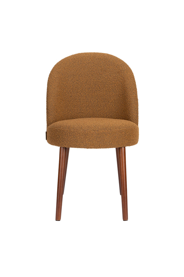 Stoel Barbara Boucle Oker (set van 2)