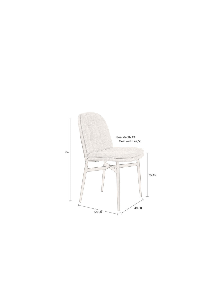 Stoel Jade Beige (set van 2)