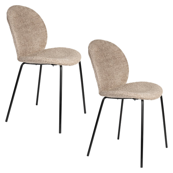 Stoel Bonnet Beige (set van 2)